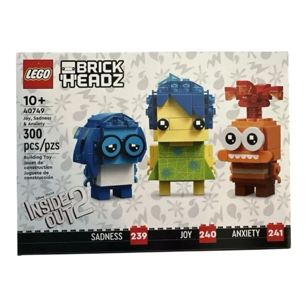 LEGO 40749 Brickheadz Disney Pixar Inside Out 2 Joy, Sadness & Anxiety